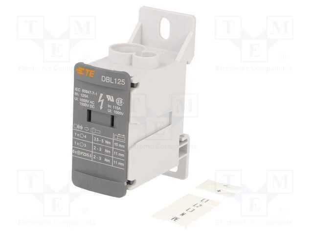 Conector: Bloco de Distribui&ccedil;&atilde;o, Dbl, Faixas: 1, Bra&ccedil;adeiras: 8