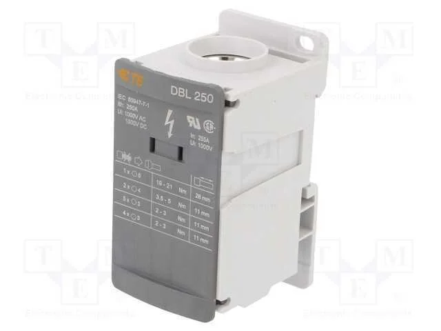 Conector: bloco de distribui&ccedil;&atilde;o, DBL, faixas: 1, .