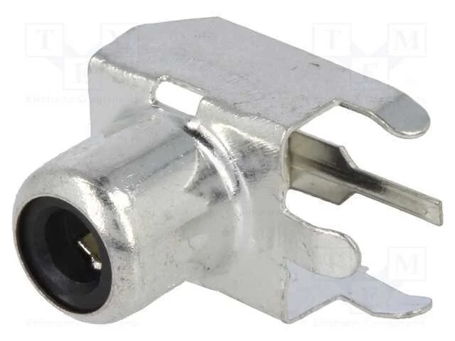 Tomada, RCA, f&ecirc;mea, angulares 90, THT, lat&atilde;o, est.