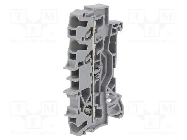 Conector: de Carril, 2002, 2,5mm2, Faixas: 1, Bra&ccedil;adeiras: 3, Ts35