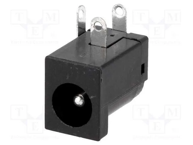 Tomada, de Alimenta&ccedil;&atilde;o Dc, Macho, 5,5/2,1mm, 5,5mm, 2,1mm, Tht