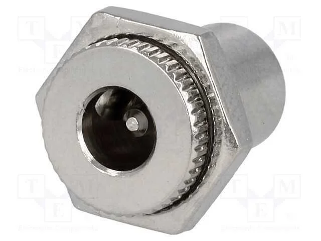 Tomada, de Alimenta&ccedil;&atilde;o Dc, Macho, 5,5/2,1mm, 5,5mm, 2,1mm, Solda