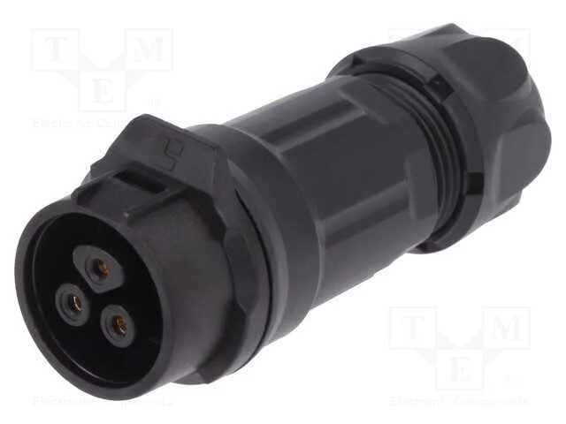 Conector: Redondos, Ficha, Tamanho 16, 02, F&ecirc;mea,.