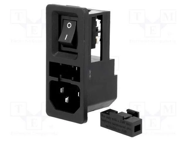 Conector: de Alimenta&ccedil;&atilde;o, Tomada, Macho, 10a, 250vac, Iec 60320