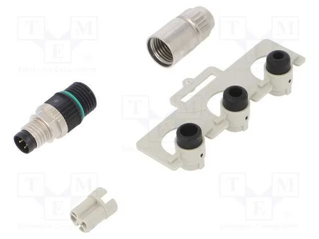 Conector: M8, macho, PIN: 3, simples, com cabo, f.