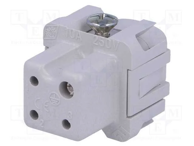 Conector: HDC, inserto de contatos, f&ecirc;mea, CK, PI.