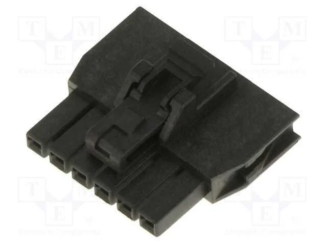 Nano-Fit Rcpt Hsg Sgl 6ckt Tpa Blk