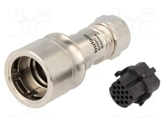 Conector: redondos, ficha, f&ecirc;mea, PIN: 16, sem co.