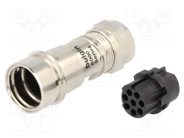 Conector: Redondos, Ficha, F&ecirc;mea, Pin: 8, Sem Contactos, com Cabo