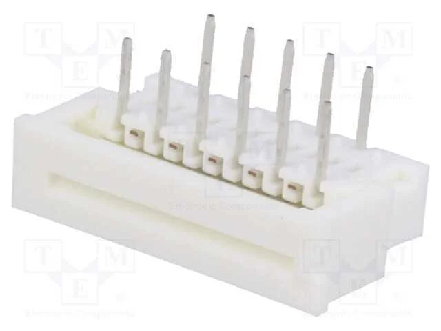 Conector: Ffc/Fpc, Angulares 90, Pin: 11, Tht, 200v, 1a, Estanhado