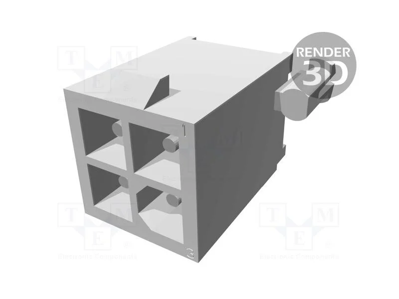Tomada, Fio-Placa, Macho, Mini Universal Mate-N-Lok, 4,14mm, 600v