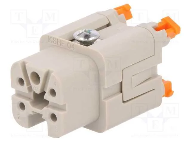 Conector: HDC, inserto de contatos, f&ecirc;mea, CKSH, .