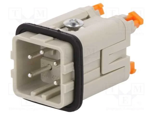 Conector: Hdc, Inserto de Contatos, Macho, Cksh, Pin: 5, 4+Pe, 10a
