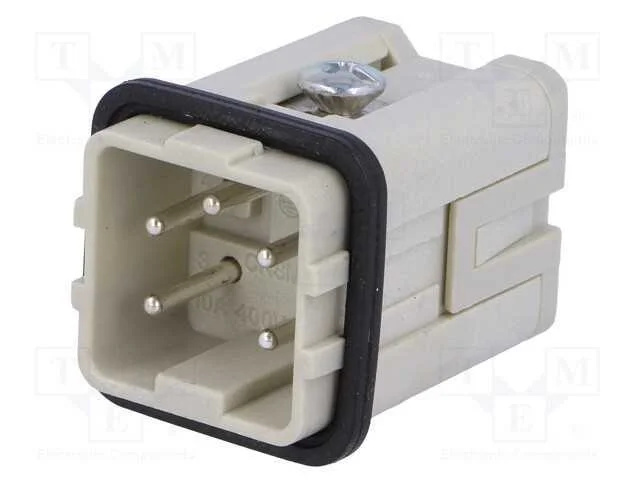 Conector: Hdc, Inserto de Contatos, Macho, Cks, Pin: 5, 4+Pe, 10a