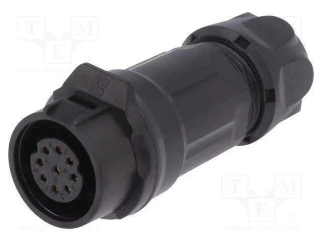 Conector: Redondos, Ficha, Tamanho 16, 02, F&ecirc;mea,.