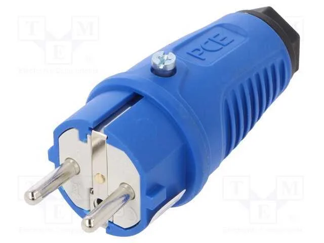 Conector: de alimenta&ccedil;&atilde;o, macho, ficha, 2P+PE, 25.