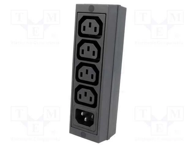 Conector: de Alimenta&ccedil;&atilde;o, Multiplicador, 10a, 250vac, Iec 60320