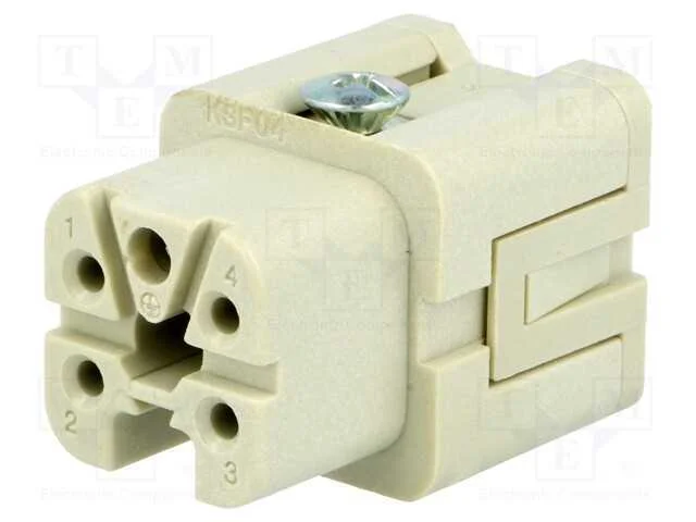 Conector: HDC, inserto de contatos, f&ecirc;mea, CKS, P.