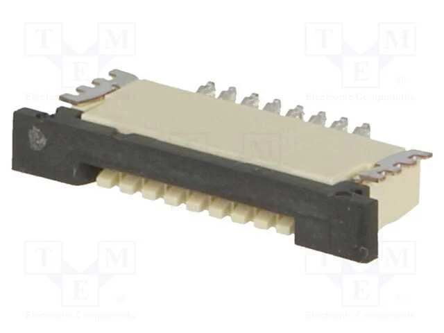 Conector: Ffc/Fpc, Horizontais, Pin: 8, Contactos Superiores,Zif