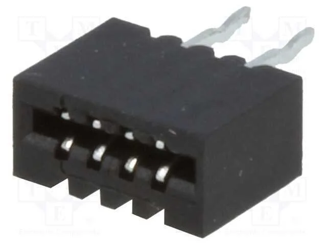 Conector: Ffc/Fpc, Simples, Pin: 4, Non-Zif, Tht, Estanhado, 20mo