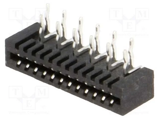 Conector: Ffc/Fpc, Angulares 90, Pin: 12, Non-Zif, Tht, Estanhado