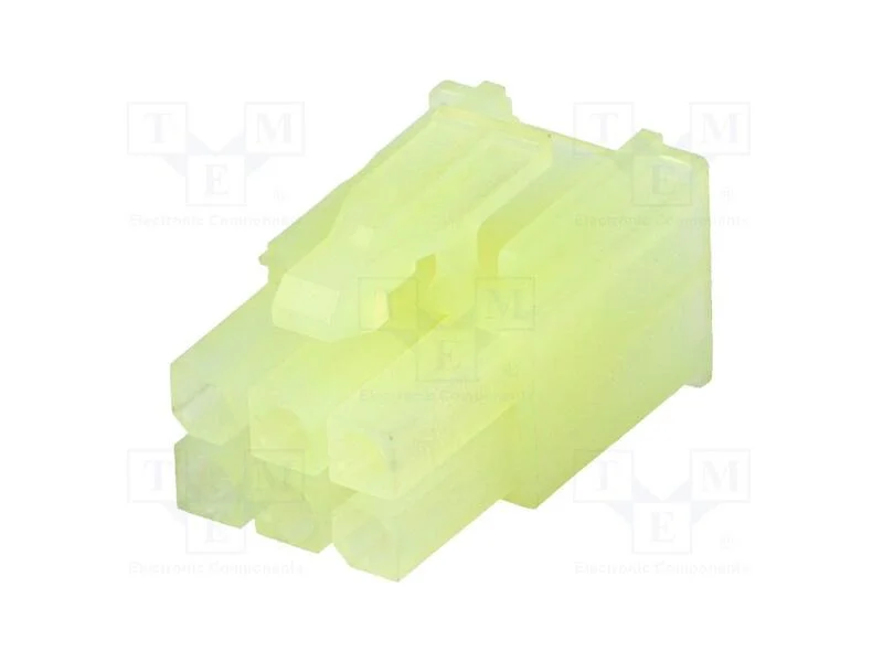 Ficha, Fio-Fio, F&ecirc;mea, Mini Universal Mate-N-Lok, 4,14mm, Pin: 6