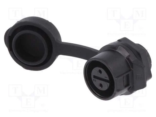 Conector: Redondos, Tomada, Tamanho 12, 02, F&ecirc;mea, Pin: 2, Ao Trinco