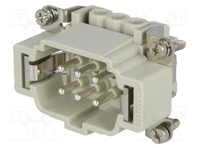 Conector: Hdc, Macho, Cne, Pin: 6, 6+Pe, Tamanho 44.27, 16a, 500v