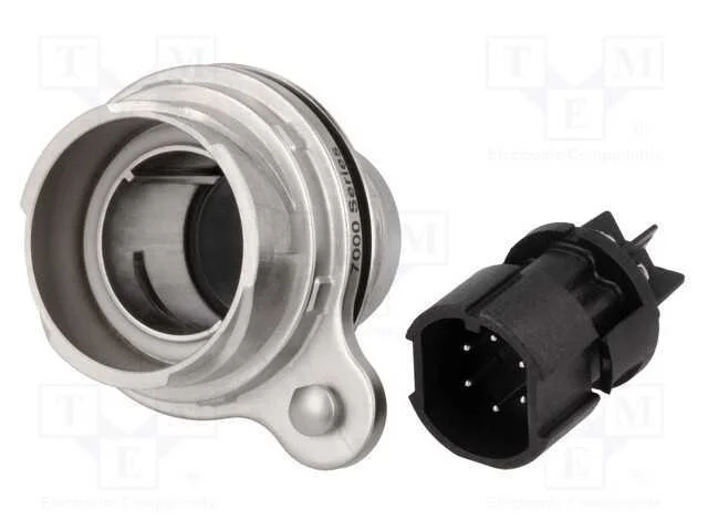 Conector: Redondos, Tomada, Macho, Pin: 6, Buccaneer 7000, 10a, 500v
