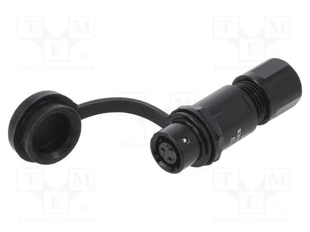Ficha, SA6, f&ecirc;mea, PIN: 3, IP67, 3,5&divide;4mm, 3A, sol.