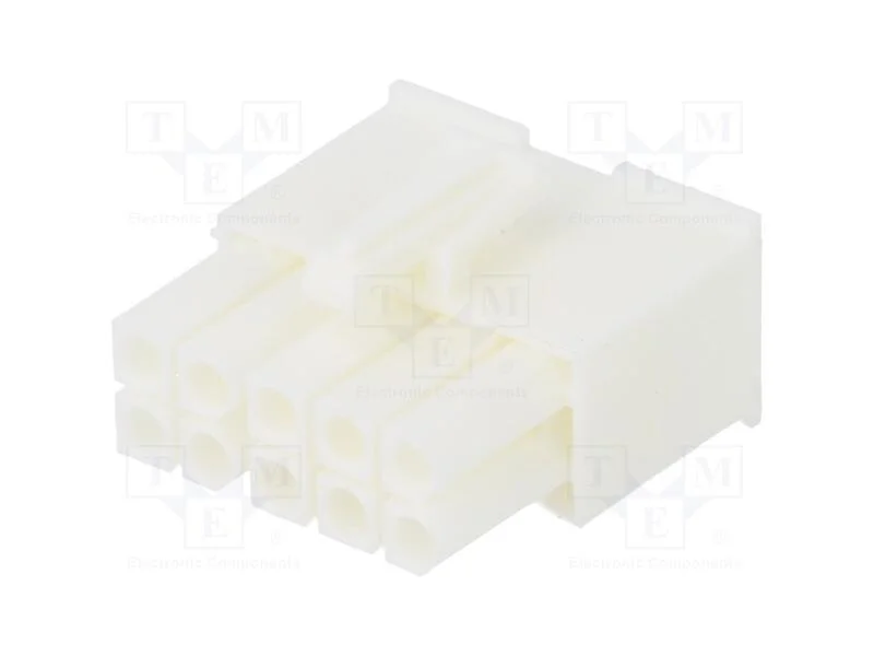 Ficha, Fio-Fio, F&ecirc;mea, Mini Universal Mate-N-Lok, 4,14mm, Pin: 10