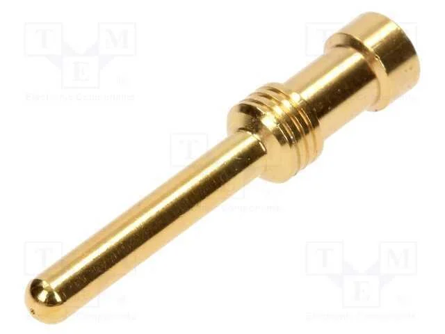 Contacto, Macho, Liga em Cobre, Dourado, 2,5mm2, 14awg, Han e Hmc