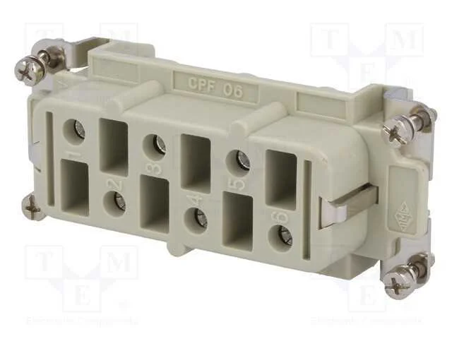 Conector: HDC, f&ecirc;mea, CP, PIN: 6, tamanho 77.27, .
