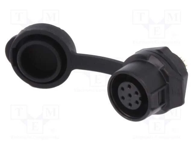 Conector: Redondos, Tomada, Tamanho 12, 02, F&ecirc;mea.