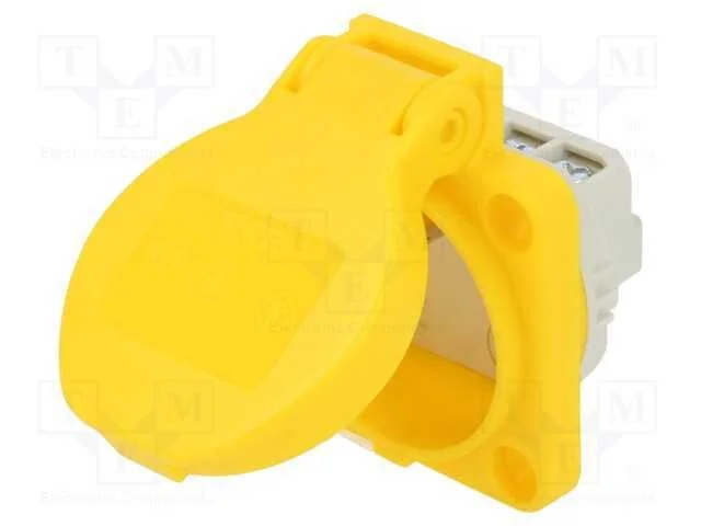 Conector: de alimenta&ccedil;&atilde;o, tomada, 2P+PE, 250VAC, .