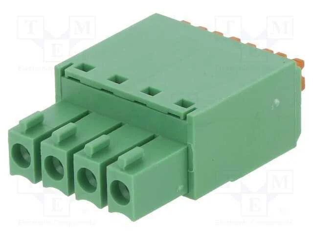Bloco terminal separ&aacute;vel, 3,5mm, faixas: 4, simpl.