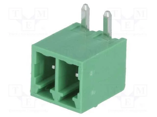 Bloco Terminal Separ&aacute;vel, 3,5mm, Faixas: 2, Angulares 90, Tomada