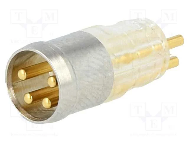 Conector: Redondos, Macho, Pin: 4, para Inundar,Com Cabo, 3a, 30v