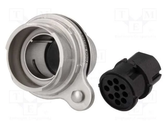 Conector: Redondos, Tomada, F&ecirc;mea, Pin: 10, Sem Contactos, 10a, 277v