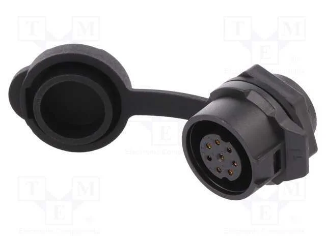 Conector redondos tomada tamanho 16 02 femea.