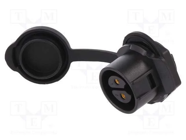 Conector: Redondos, Tomada, Tamanho 20, 02, F&ecirc;mea, Pin: 2, Ao Trinco