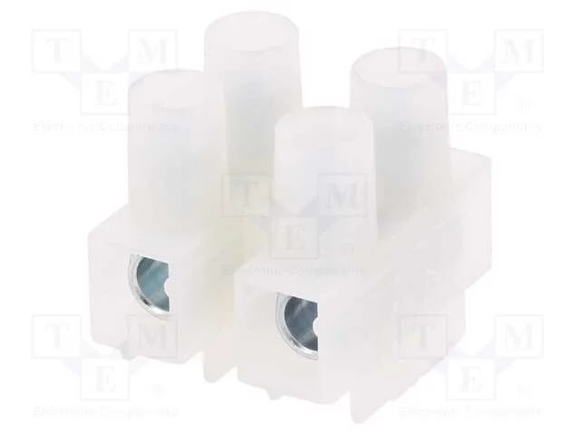 Bloco Terminal, Terminal Parafusado, 0,5&divide;10mm2, 450v, Faixas: 2