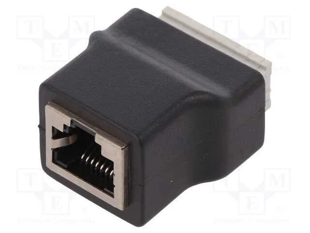 Adaptador, Pin: 8, Bloco Terminal,Rj45 Tomada, Aperto de Molas