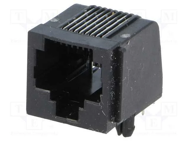 Tomada, Rj45, Pin: 8, Sistema: 8p8c, Tht, Angulares 90