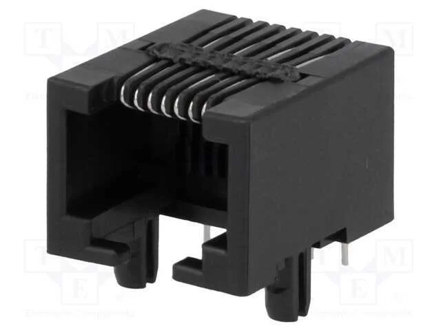 Tomada, Rj45, Pin: 8, Sistema: 8p8c, Tht, Angulares 90