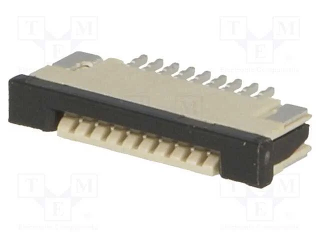 Conector: FFC/FPC, horizontais, PIN: 9, contactos.