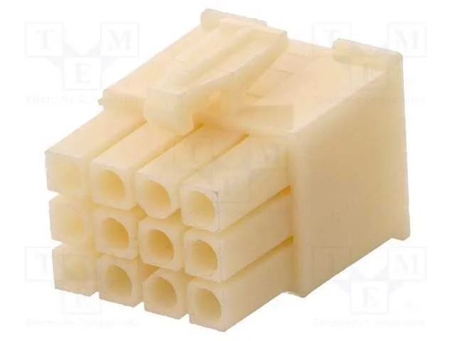 Ficha, Fio-Fio, F&ecirc;mea, Mini Universal Mate-N-Lok, 4,14mm, Pin: 12