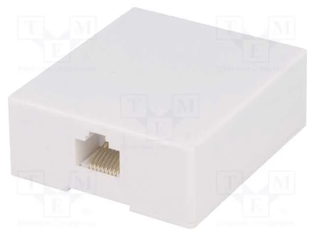 Tomada, Rj45, Sistema: 8p8c, para Gesso,Roscado,Autocolantes