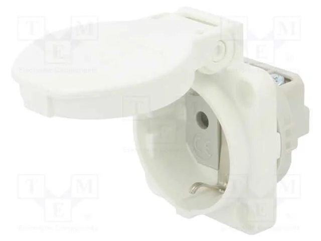 Conector: de alimenta&ccedil;&atilde;o, tomada, 2P+PE, 250VAC, .