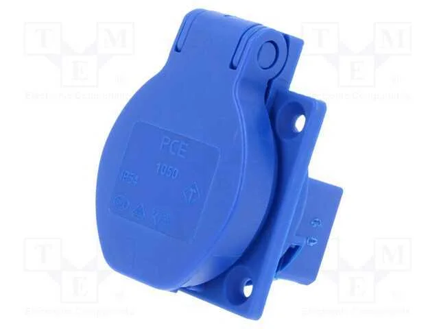 Conector: de Alimenta&ccedil;&atilde;o, Tomada, 2p+Pe, 250vac, 16a, Azul, Pin: 3